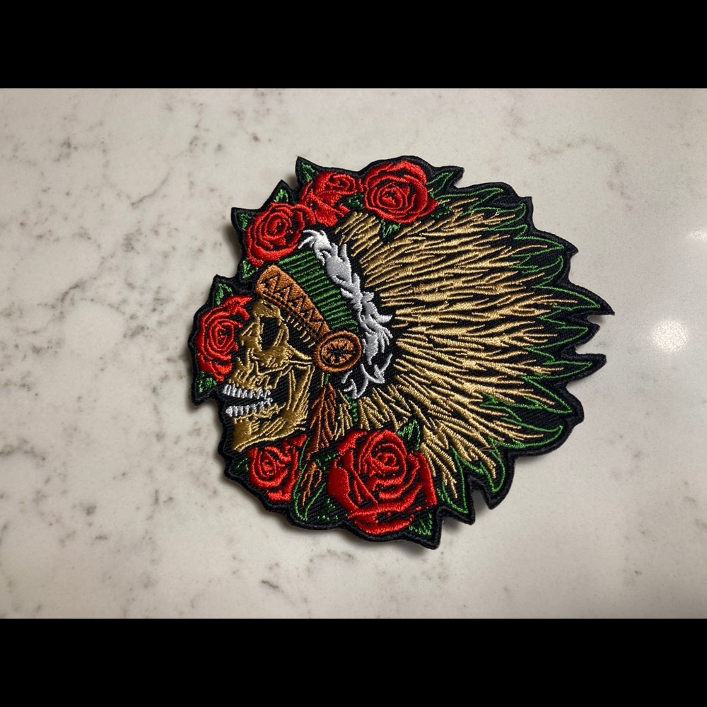 Beautiful patch which is iron on.